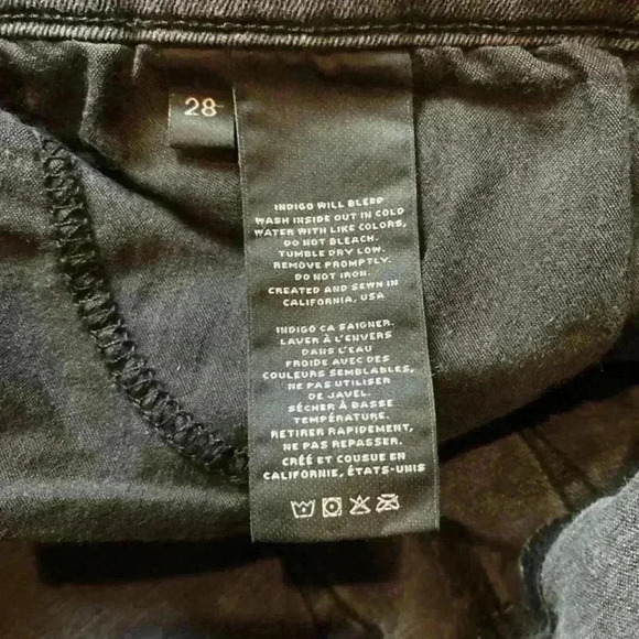 J brand Maria black high rise jeans in size 28 - Picture 8 of 8